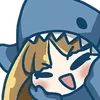 ⭐ Эмодзи «SHARK GIRL» для Telegram