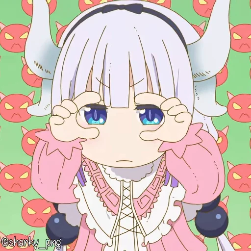 😈 Стикер «Maid Dragon» для Telegram