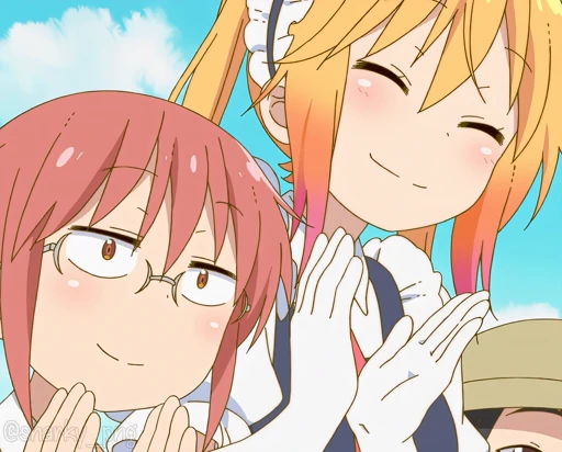👏 Стикер «Maid Dragon» для Telegram
