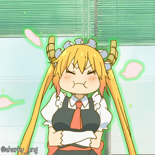 😤 Стикер «Maid Dragon» для Telegram