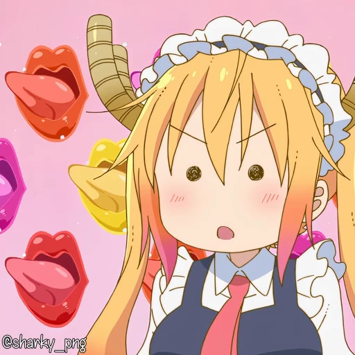 😘 Стикер «Maid Dragon» для Telegram