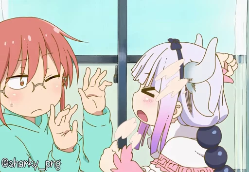 😡 Стикер «Maid Dragon» для Telegram