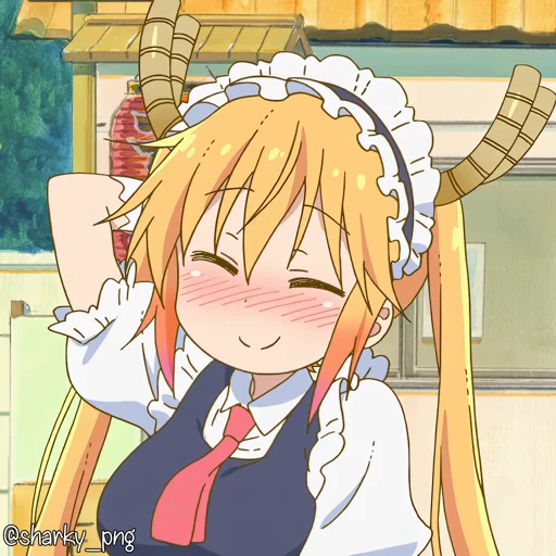 😳 Стикер «Maid Dragon» для Telegram