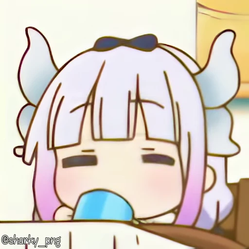 😋 Стикер «Maid Dragon» для Telegram
