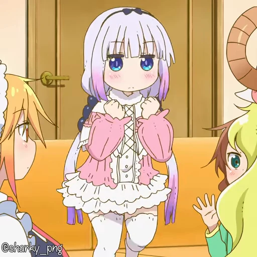 😀 Стикер «Maid Dragon» для Telegram