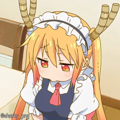 😞 Стикер «Maid Dragon» для Telegram