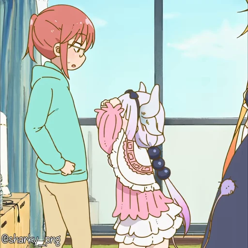 👊 Стикер «Maid Dragon» для Telegram