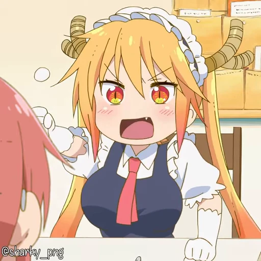 🤬 Стикер «Maid Dragon» для Telegram