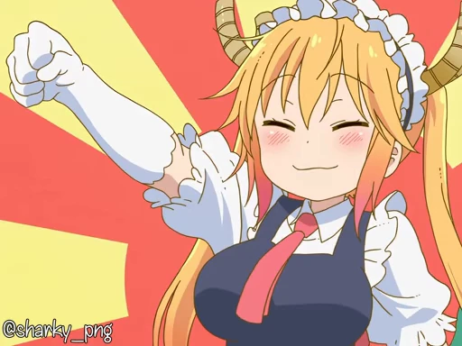 😎 Стикер «Maid Dragon» для Telegram