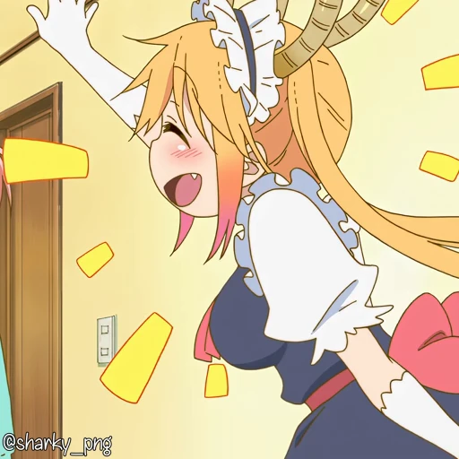 👋 Стикер «Maid Dragon» для Telegram