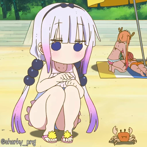 😋 Стикер «Maid Dragon» для Telegram