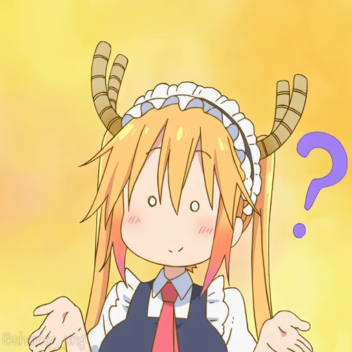 ❓ Стикер «Maid Dragon» для Telegram
