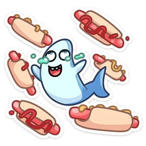 🦐 Стикер «Шарки» для Telegram