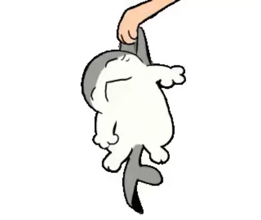😞 Стикер «Shark kitty» для Telegram