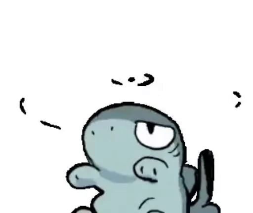 😵 Стикер «Shark kitty» для Telegram