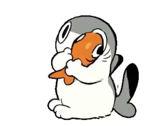 🤗 Стикер «Shark kitty» для Telegram