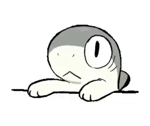 🙁 Стикер «Shark kitty» для Telegram