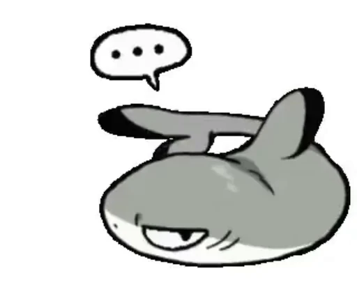 😡 Стикер «Shark kitty» для Telegram