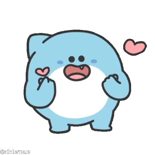 ❤️ Стикер «Sharkooo» для Telegram