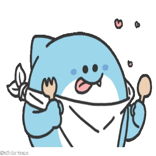 😋 Стикер «Sharkooo» для Telegram