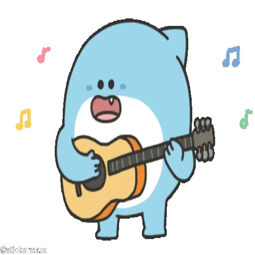 🎸 Стикер «Sharkooo» для Telegram
