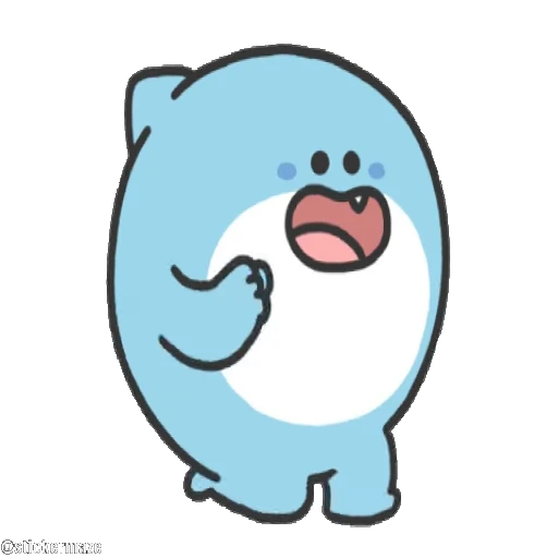 🏃 Стикер «Sharkooo» для Telegram