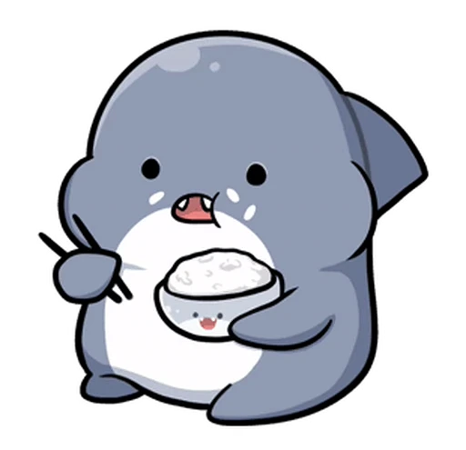 🍚 Стикер «Sharko» для Telegram