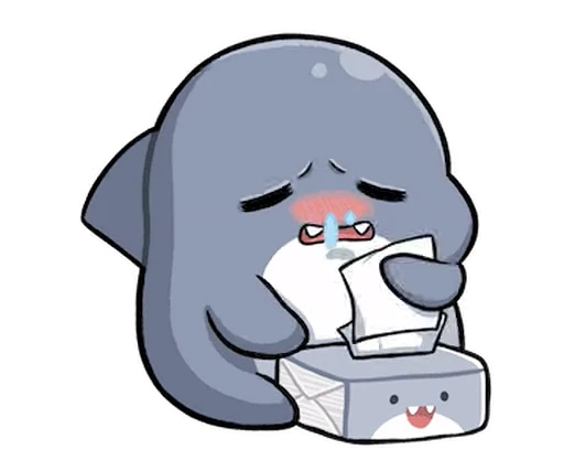 🤧 Стикер «Sharko» для Telegram