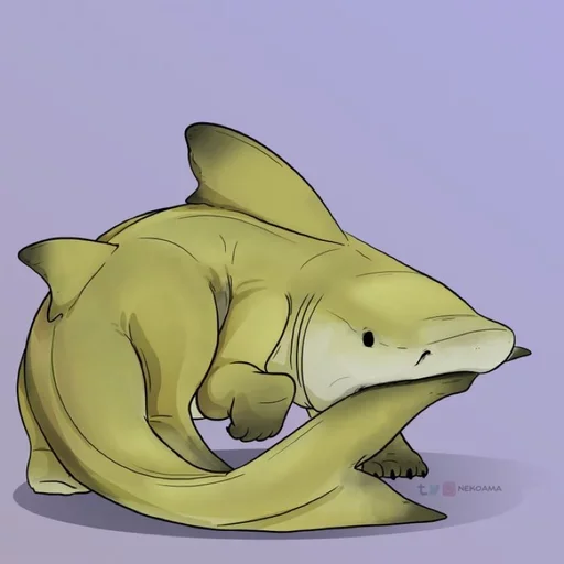 😫 Стикер «Shark pups» для Telegram