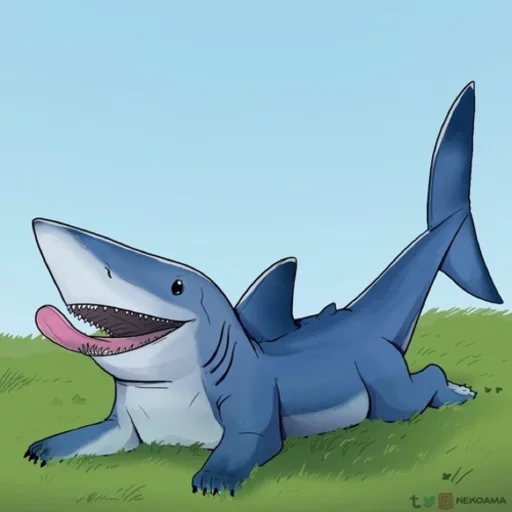 😳 Стикер «Shark pups» для Telegram
