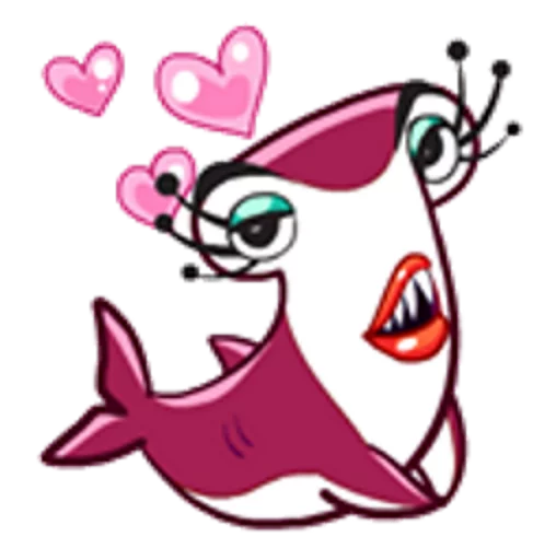 Стикерпак Sharks для Telegram