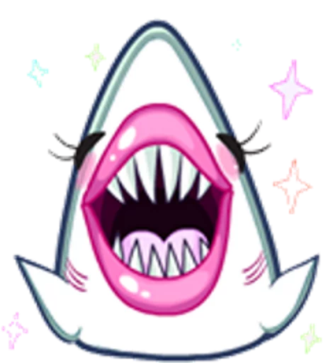 💋 Стикер «Sharks» для Telegram