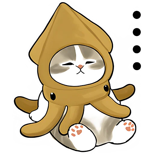 🤔 Стикер «Акулы и котята» для Telegram