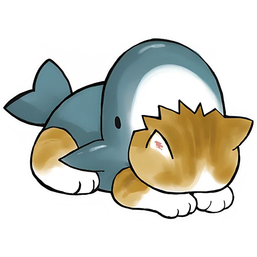 🫣 Стикер «Акулы и котята» для Telegram