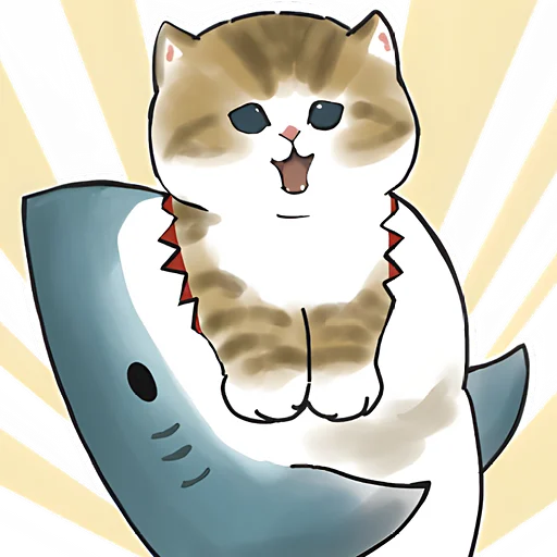 😀 Стикер «Акулы и котята» для Telegram