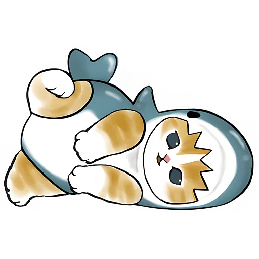 ☺️ Стикер «Акулы и котята» для Telegram