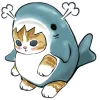 😤 Эмодзи «Акула и котята» для Telegram