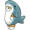 🥺 Эмодзи «Акула и котята» для Telegram