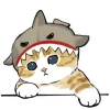 🥹 Эмодзи «Акула и котята» для Telegram