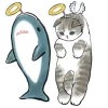 😇 Эмодзи «Акула и котята» для Telegram