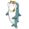 😈 Эмодзи «Акула и котята» для Telegram