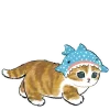 🥺 Эмодзи «Акула и котята» для Telegram