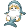 🫠 Эмодзи «Акула и котята» для Telegram
