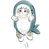 🤗 Эмодзи «Акула и котята» для Telegram
