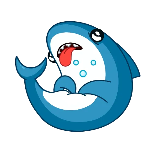 😛 Стикер «Акула» для Telegram