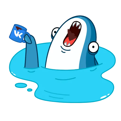 ☕️ Стикер «Акула» для Telegram
