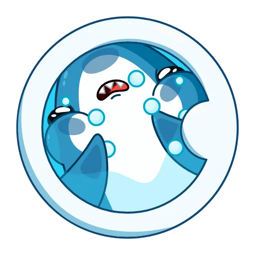 🙃 Стикер «Акула» для Telegram