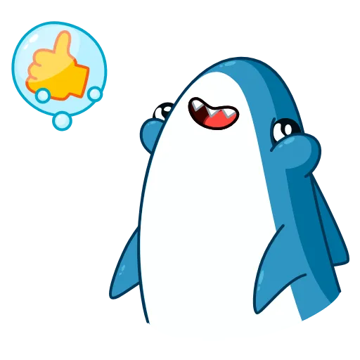 👍 Стикер «Акула» для Telegram
