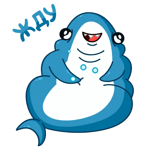 🥁 Стикер «Акула» для Telegram