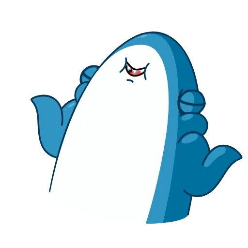 🤷‍♂️ Стикер «Акула» для Telegram